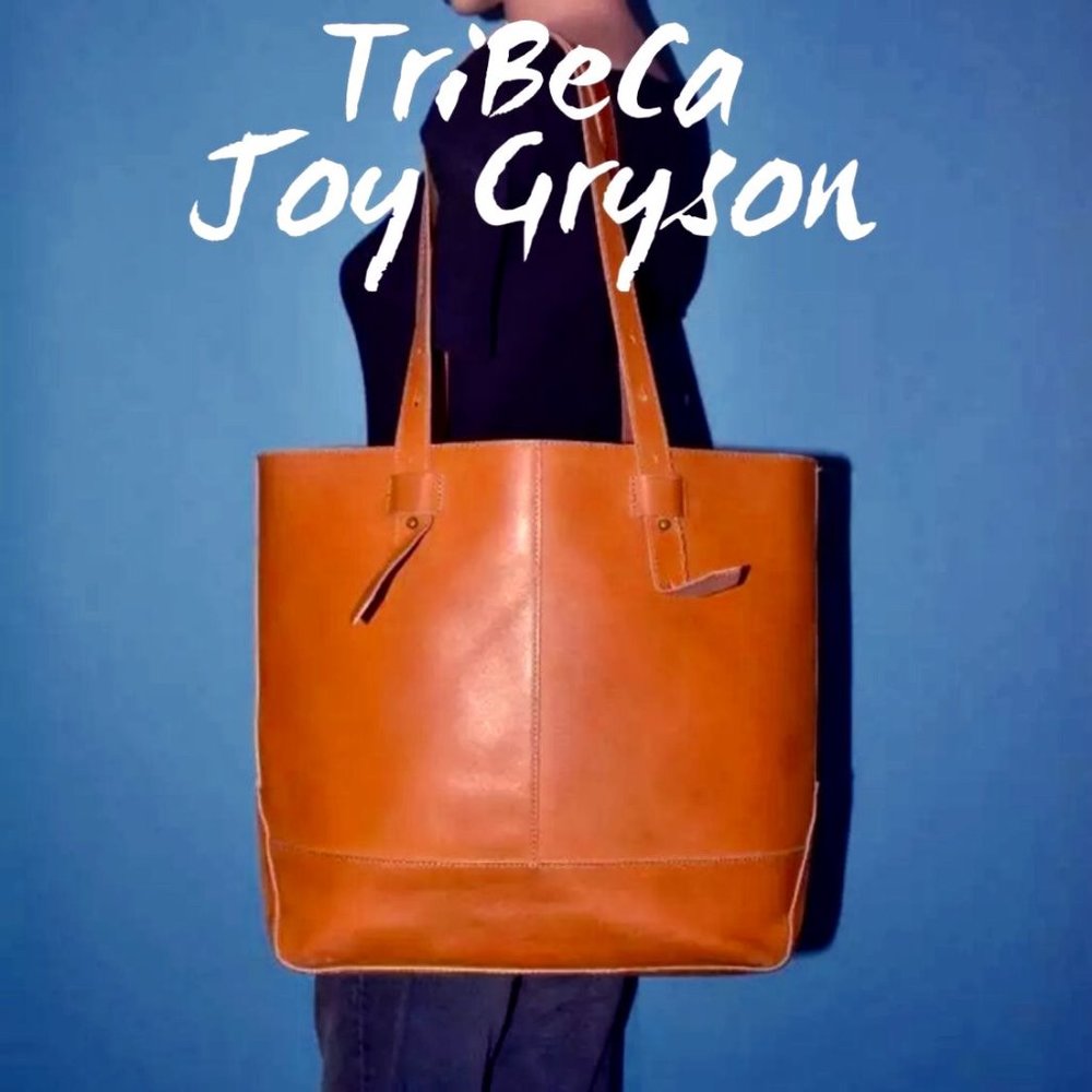 Vintage TriBeCa Joy Gryson Large Leather Shopper